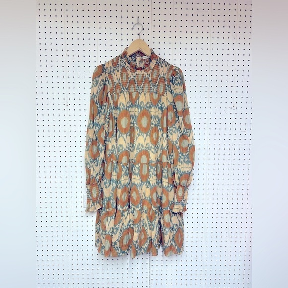 Ulla Johnson Kamila Long Sleeve Swing Dress - Picture 2 of 6